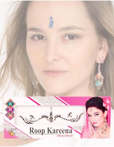 tika-eyebrows-negro-plateado-bindi-danza-trivial