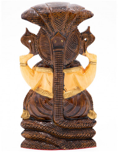 TST0148 - Bicolor Ganesha Statue