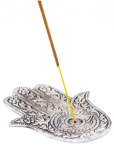RAR1002 - Metal Hamsa Hand Incense Holder