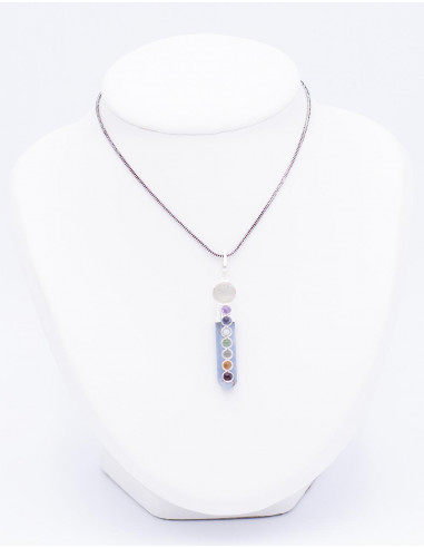 SDJ0002BU - Octagonal pendant with ball