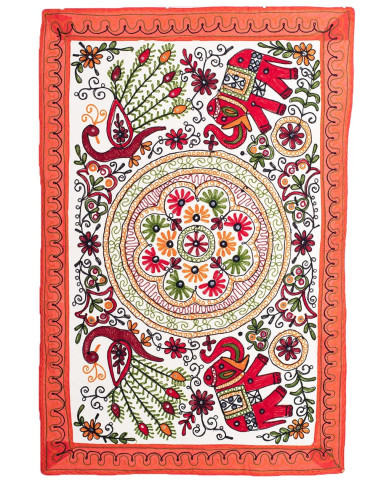 RTZ0302 - Tapisserie Brodée Rectangulaire Animaux